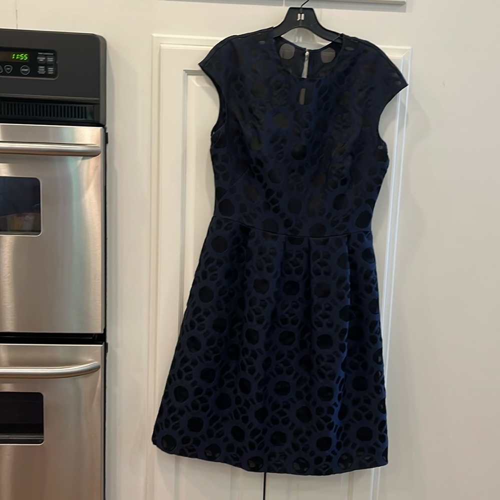 Lela Rose Overlay dress